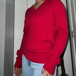 RED MERONA SWEATSHIRT